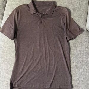 Lululemon Heather Brown Polo